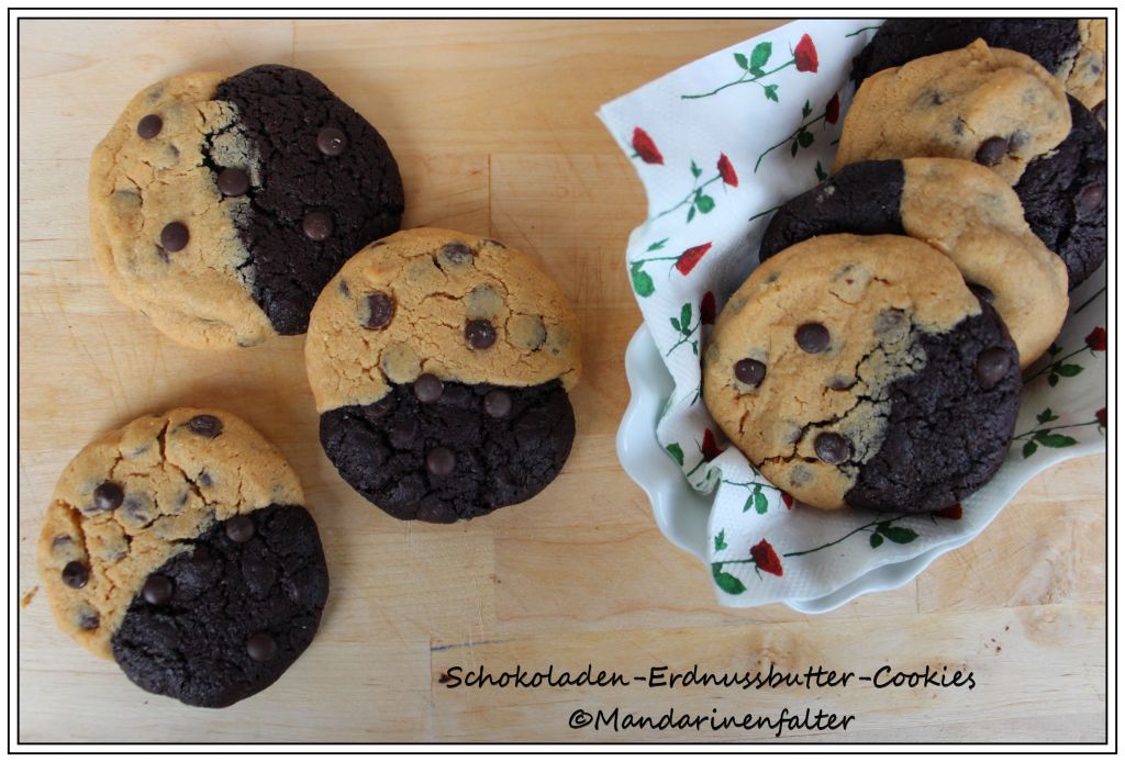 Schokoladen-Erdnussbutter-Cookies